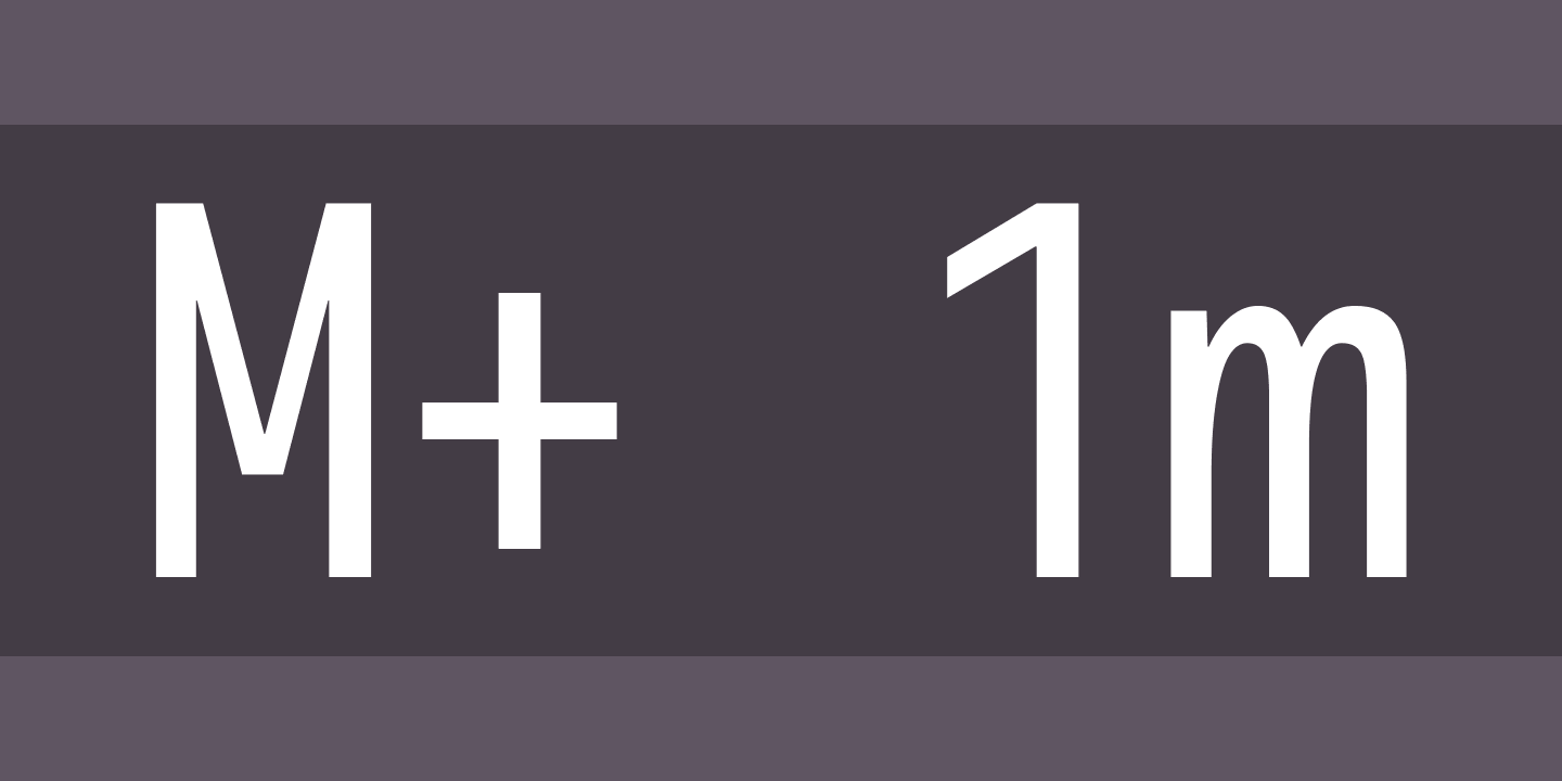 M+ 1m